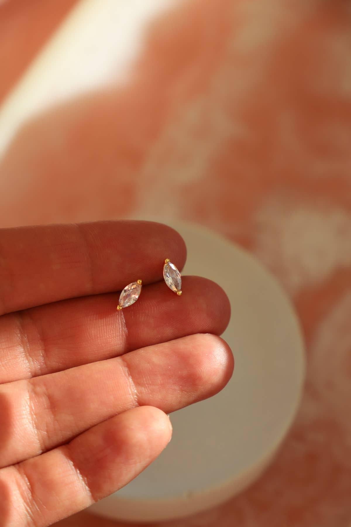 Marquise CZ Stud