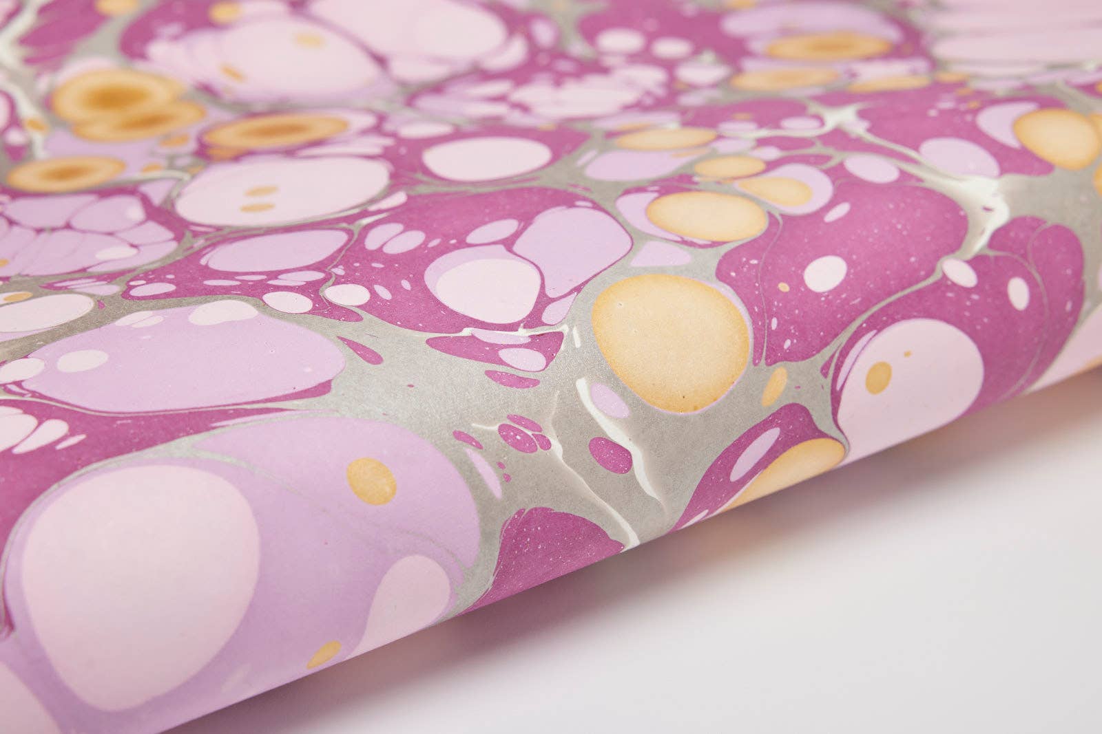 Hand Marbled Wrapping Paper Sheets | Stone Orchid