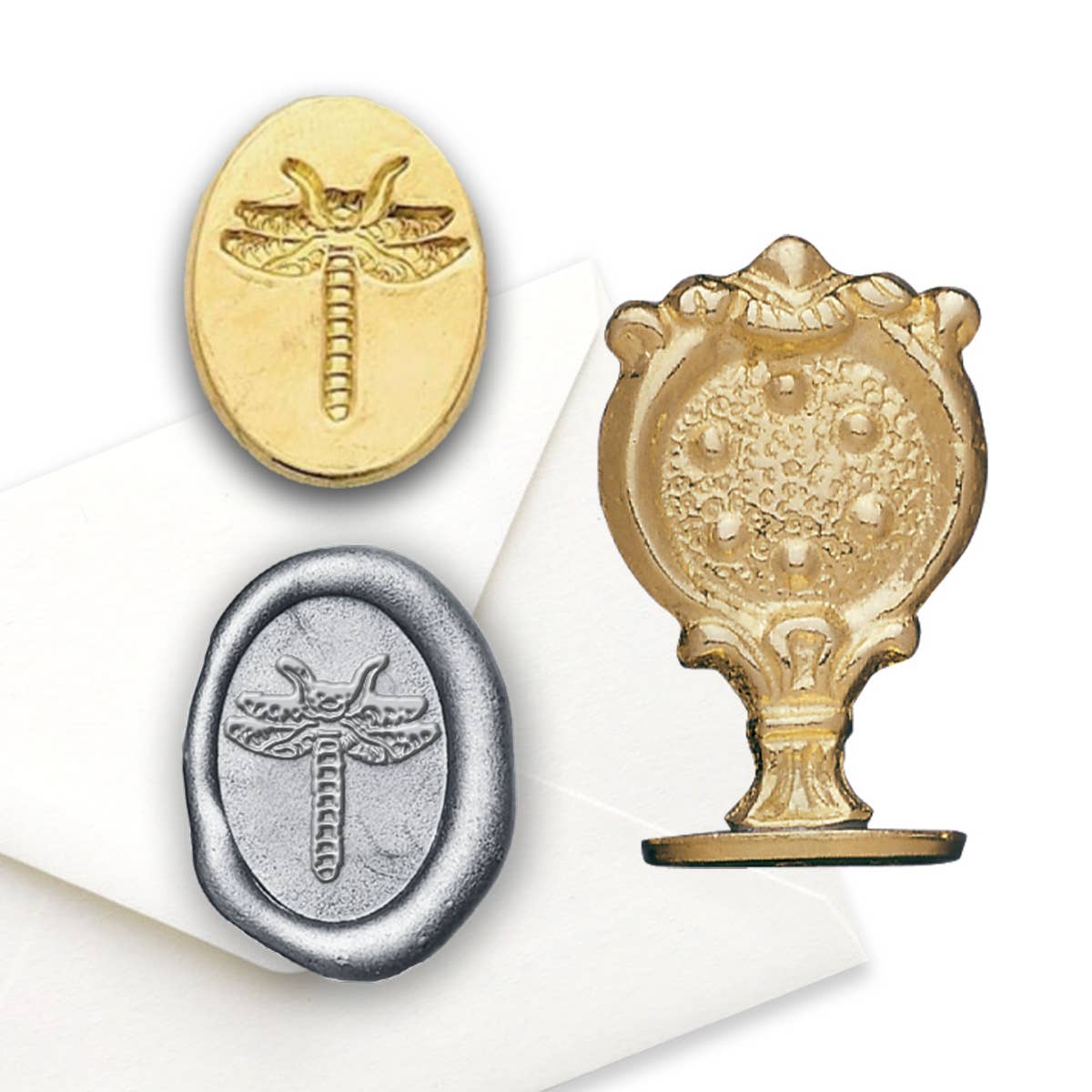 Florentine Brass Wax Seal Stamps | multiple designs