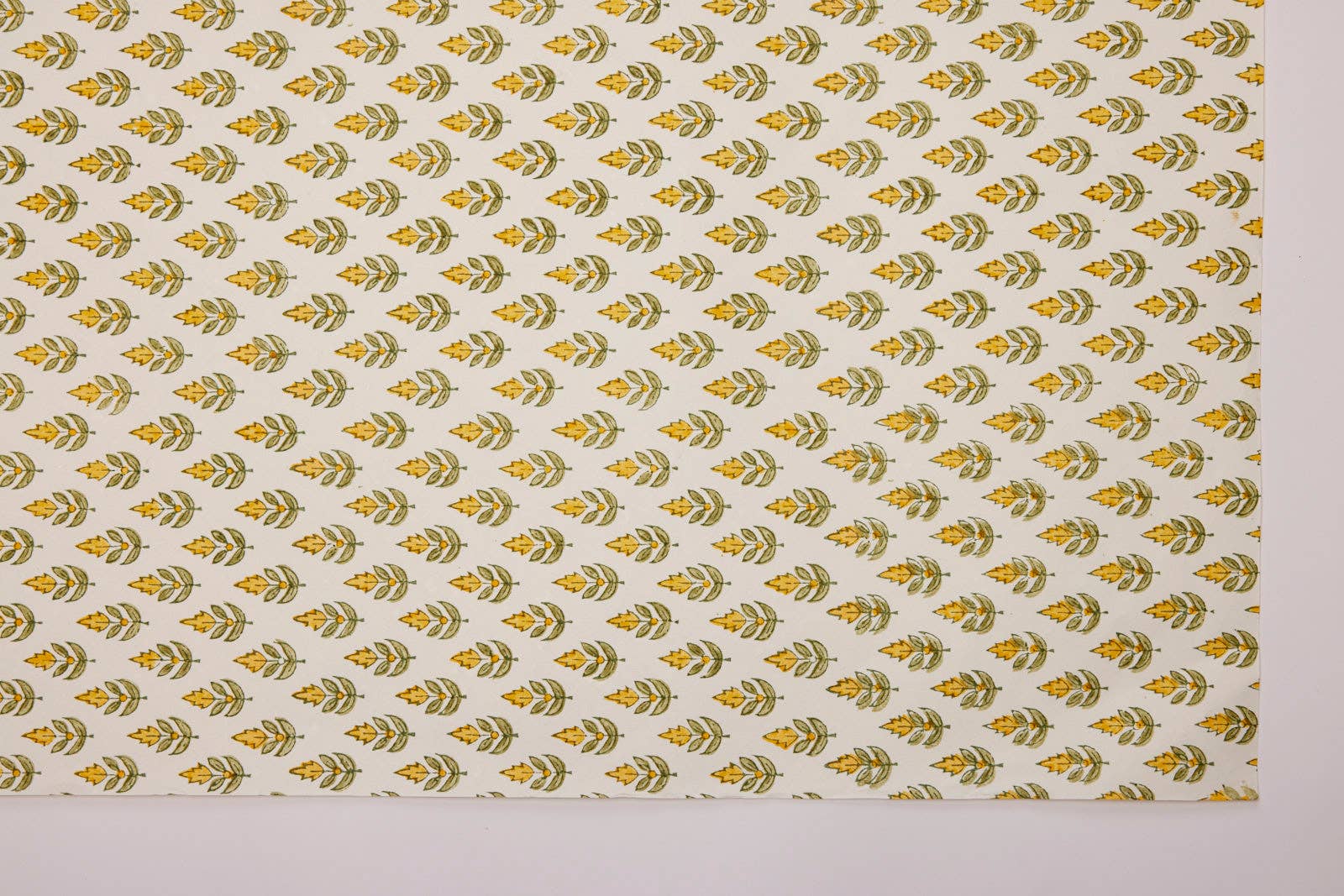 Block Printed Wrapping Paper Sheets - Buti Sunshine