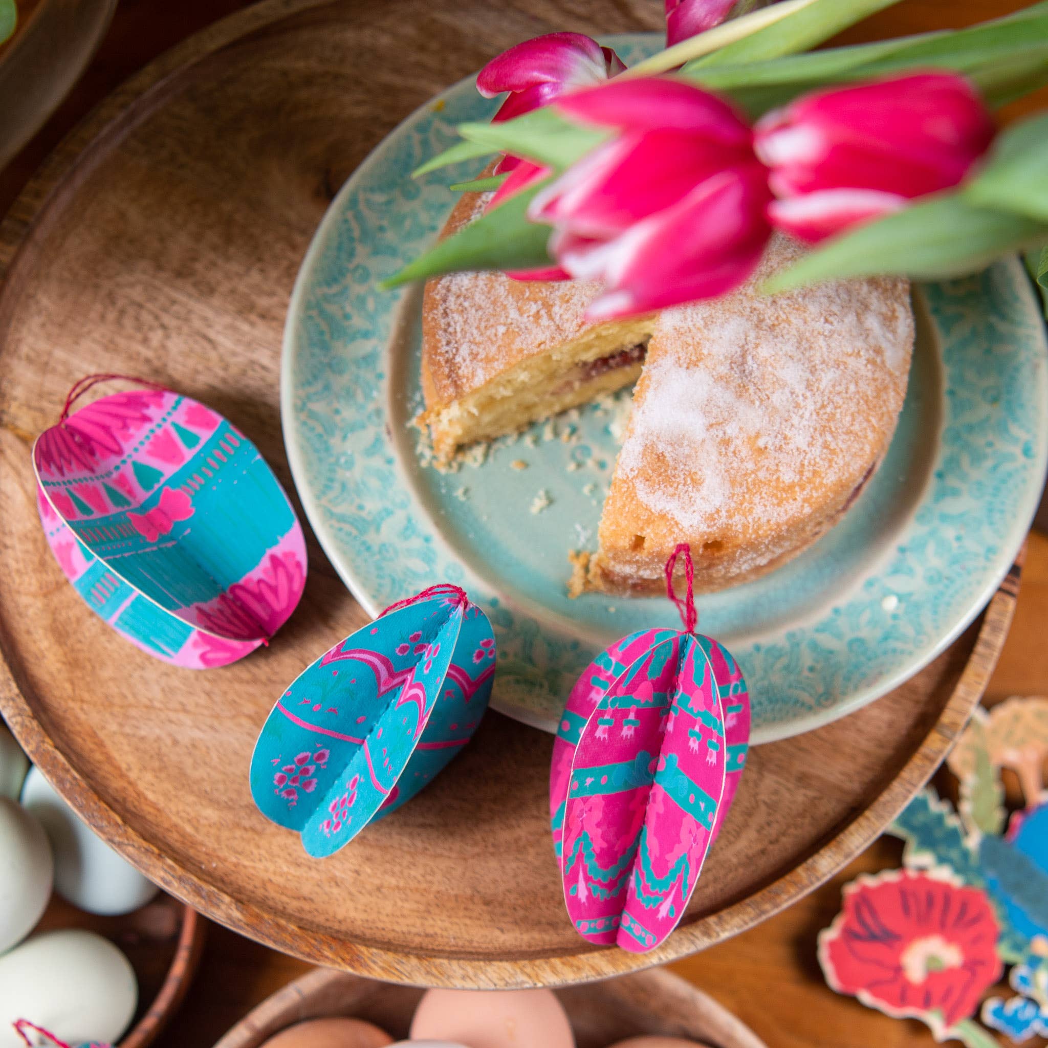 Easter Egg Paper Ornaments | Clearance 50% off