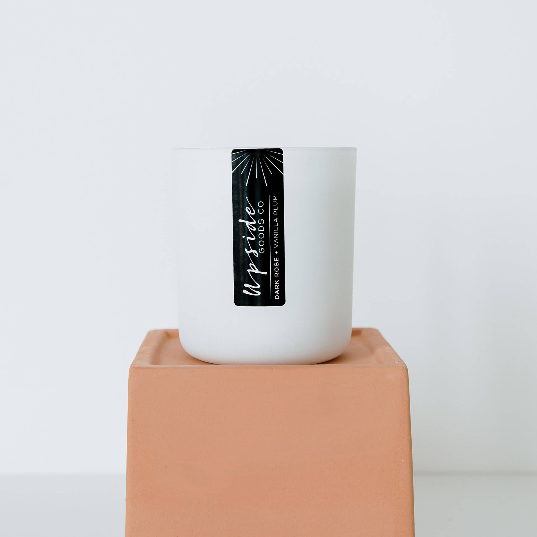 Dark Rose + Vanilla Plum Candle