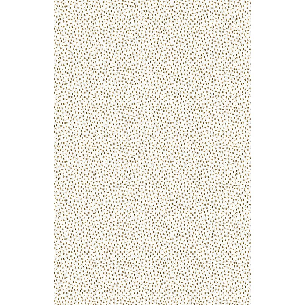 Gold Foil Flurry Stone Wrapping Paper