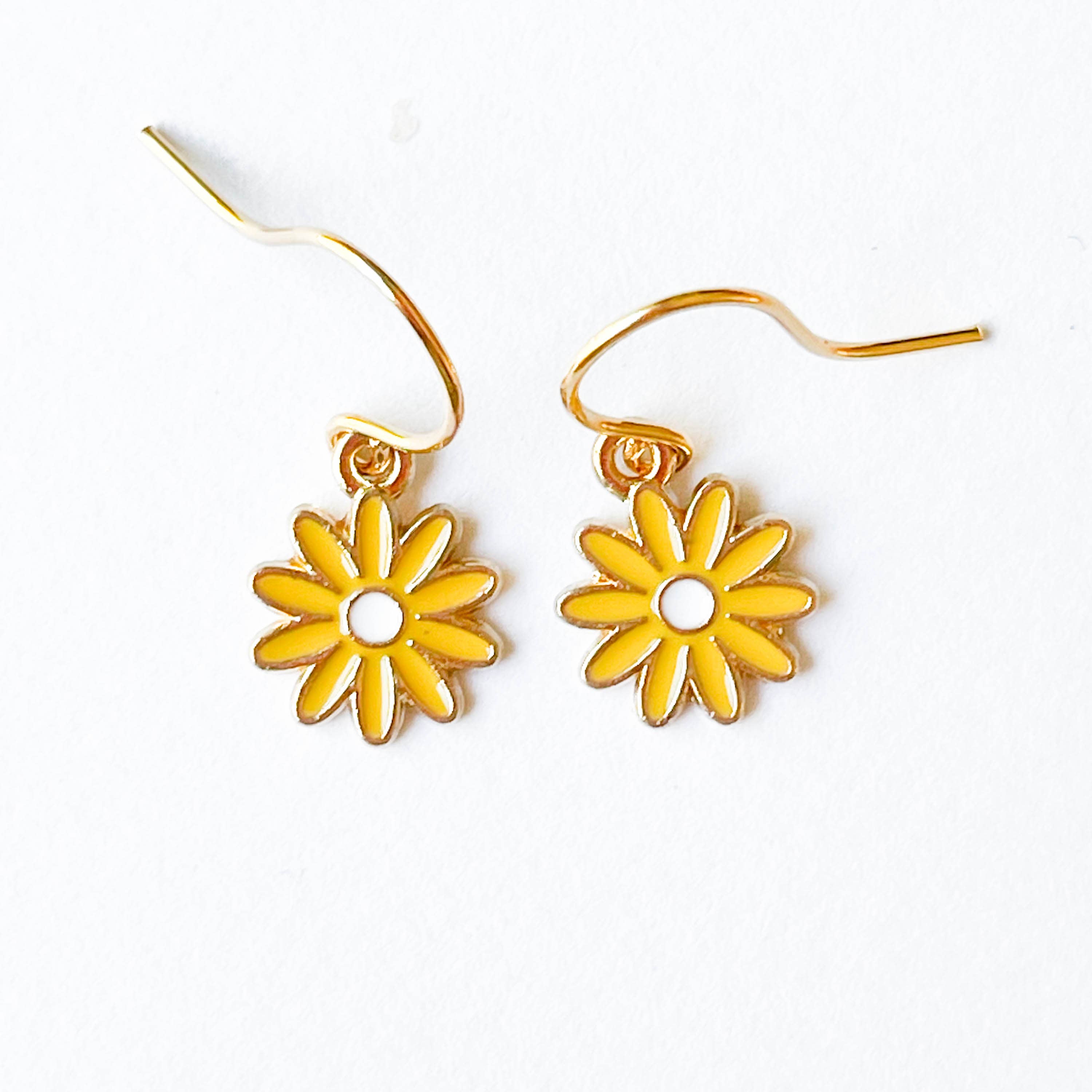 Kids Tiny Cute Daisy Clip-on Earrings