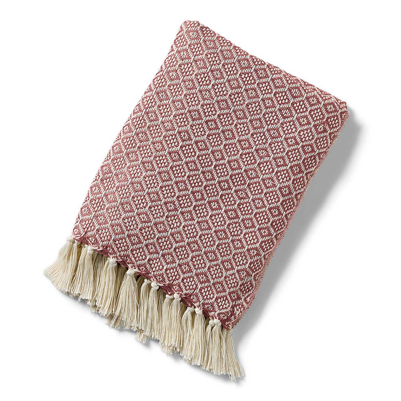 Marsala Diamond Recycled Bottle Throw Blanket