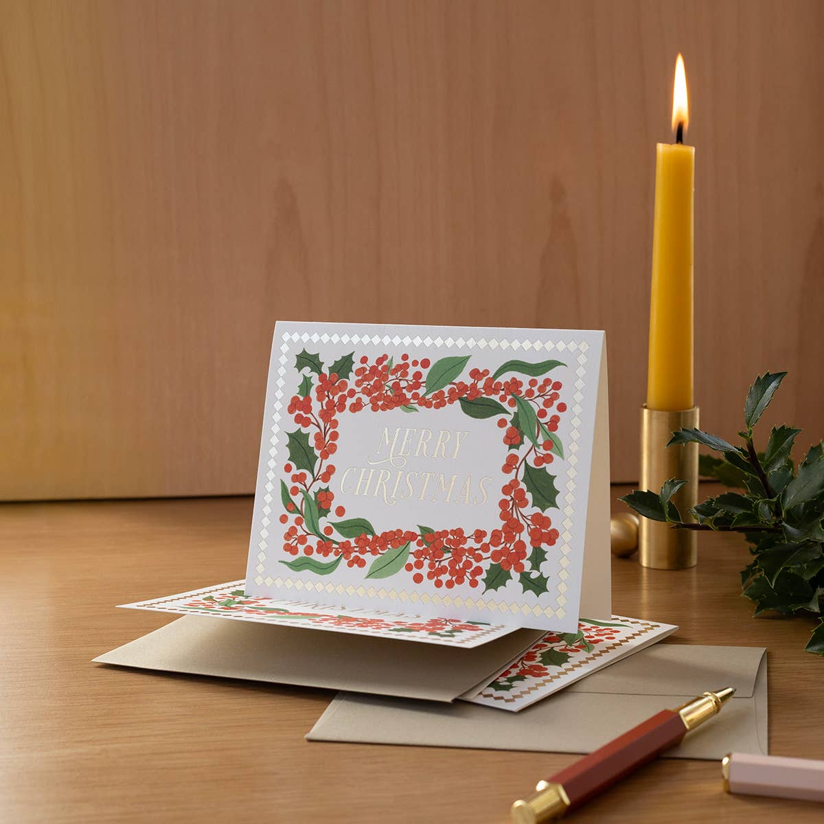 Winter Berries| greeting card