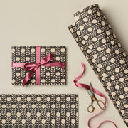Ink Flora Patterned Wrapping Paper