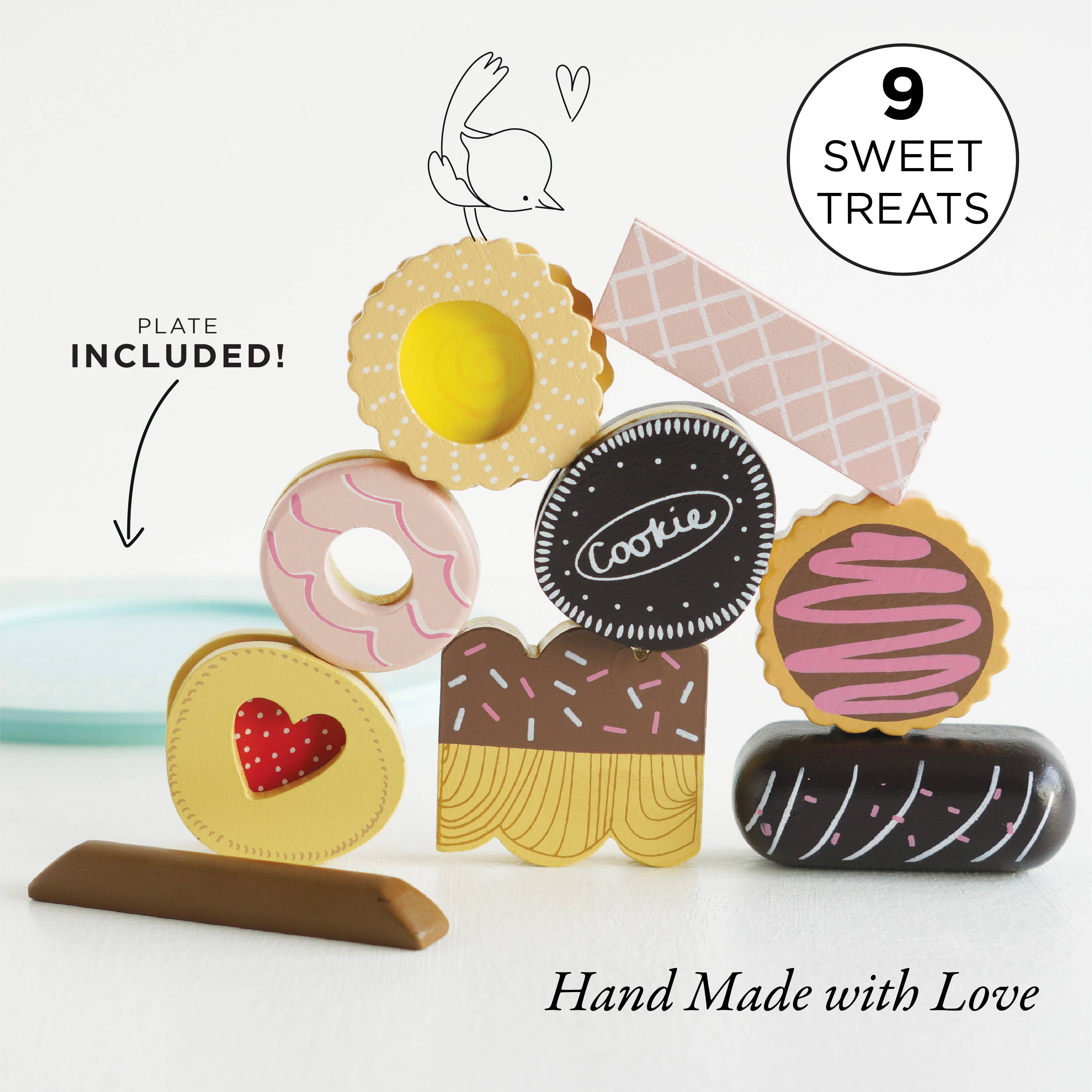 Wooden Biscuit & Cookie Set