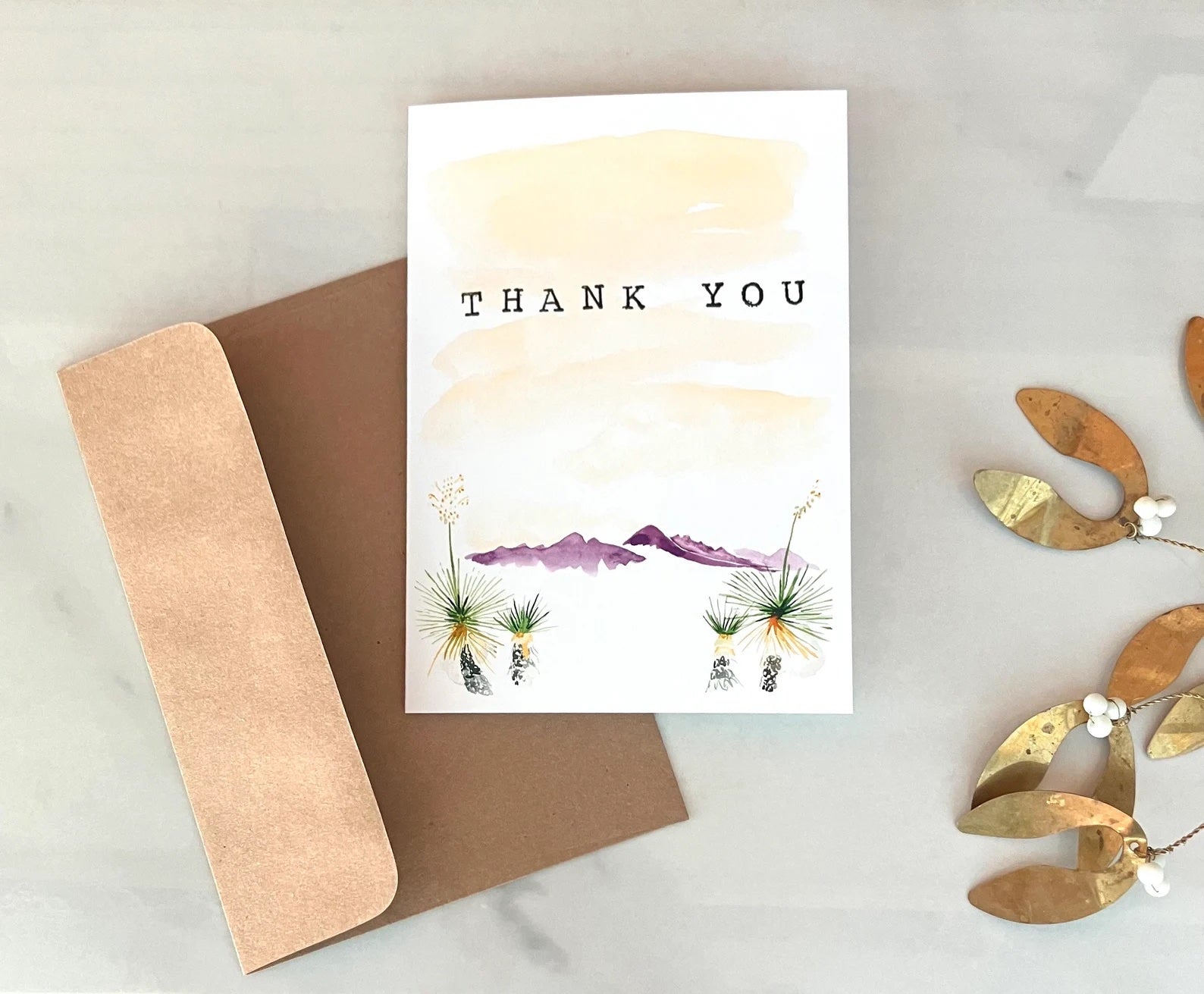 Yucca Thank You Card