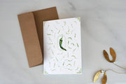 Green Chile Frame | greeting card