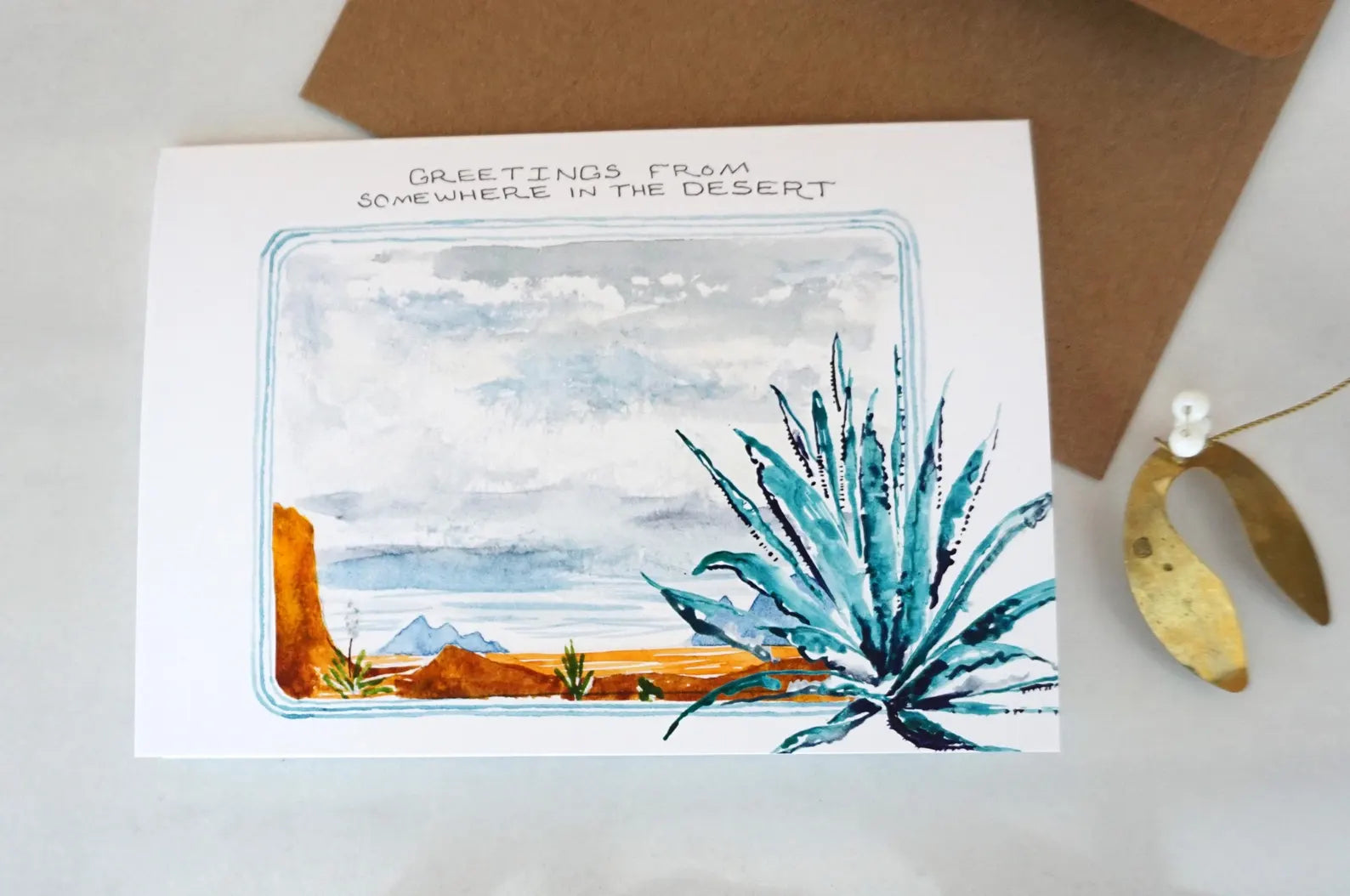 Somewhere in the Desert Card