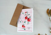 Pomegranate "Thank You" | greeting card