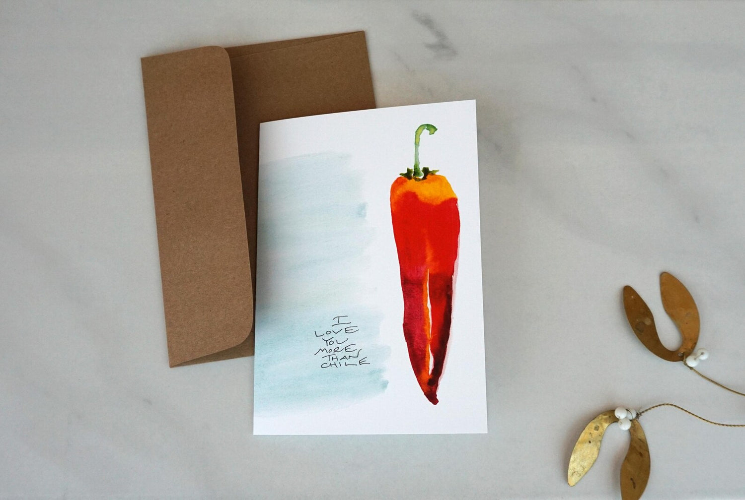 I Love You More Than Chile | greeting card