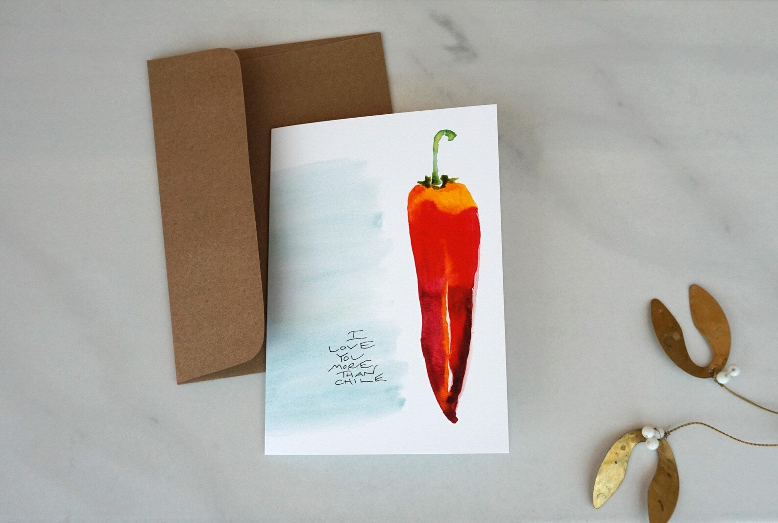 I Love You More Than Chile | greeting card