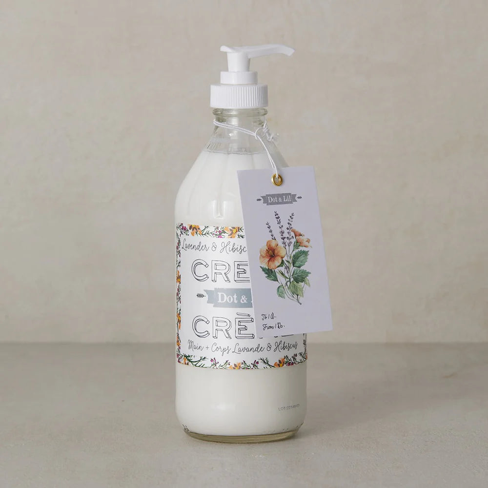 Lavender & Hibiscus Hand + Body Creme