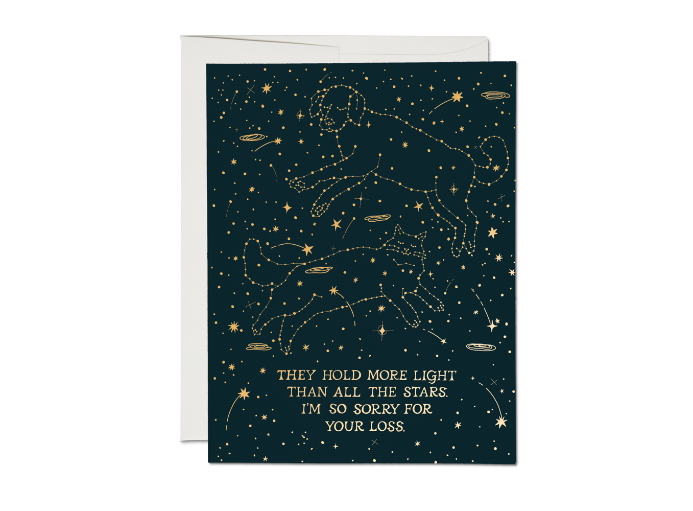 Pet Constellation | sympathy greeting card
