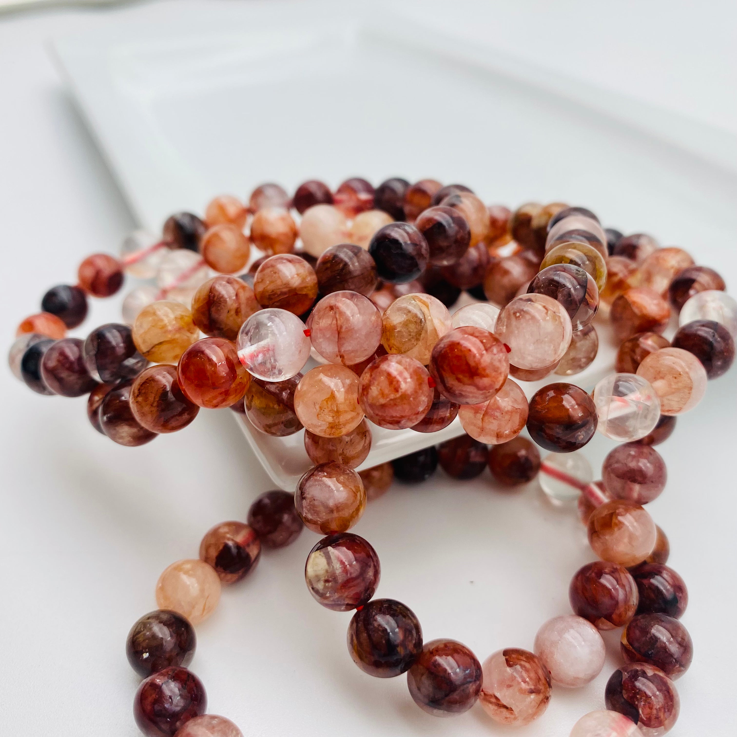 Red Hematoid Quartz | Gemstone Bracelet