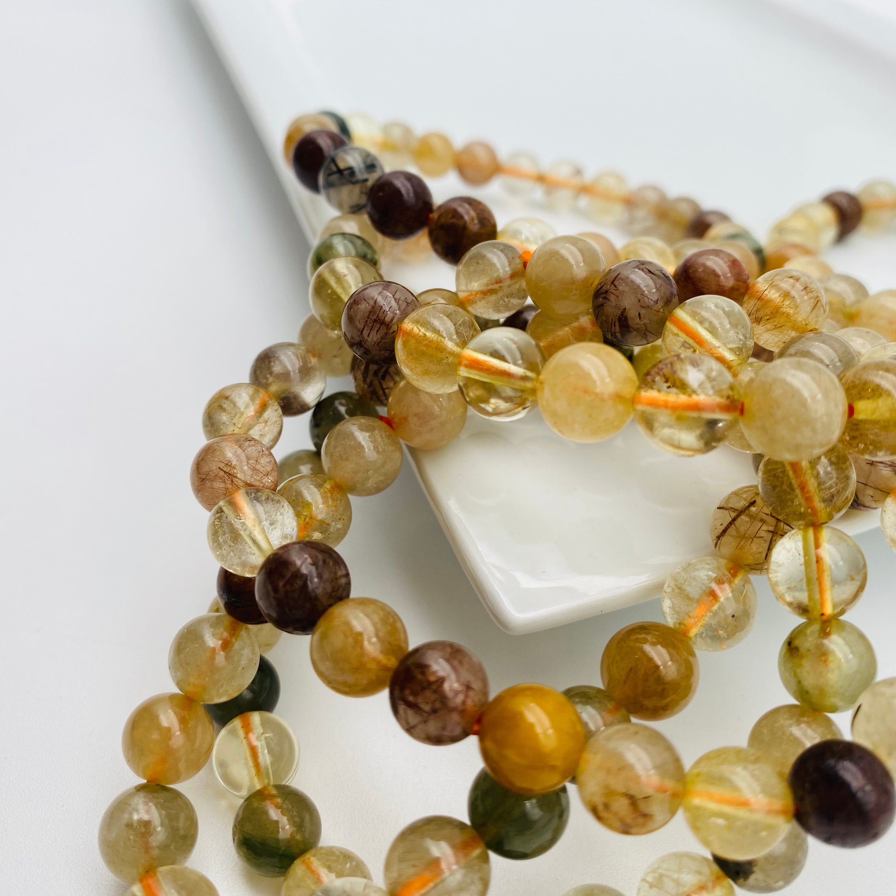 Rutilated Quartz | Gemstone Bracelet