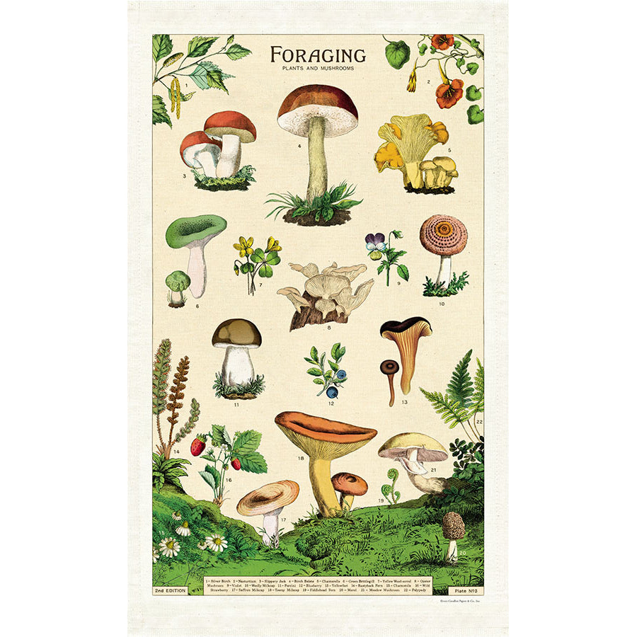 Foraging Tea Towel