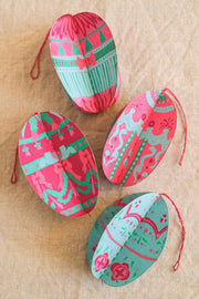 Easter Egg Paper Ornaments | Clearance 50% off