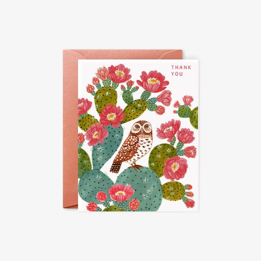Desert Owl | Thank You Card