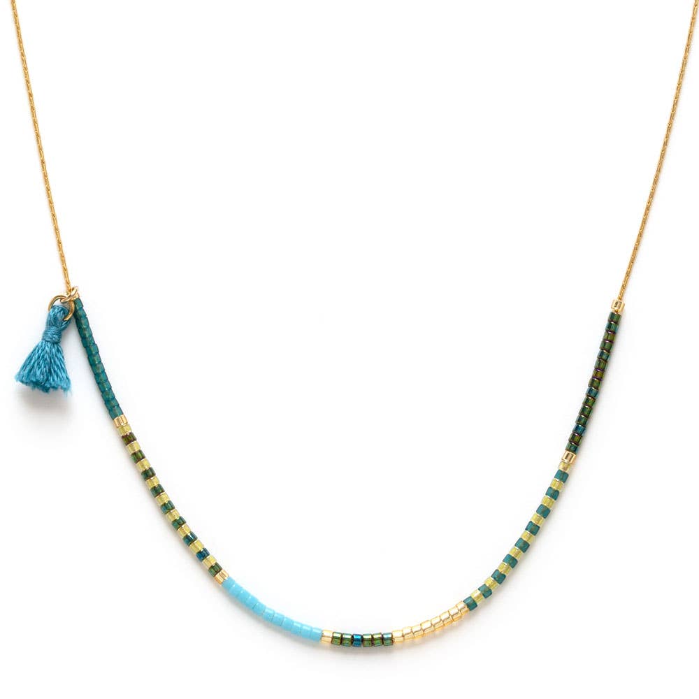 Seashore & Succulents | Japanese Seed Bead Necklaces