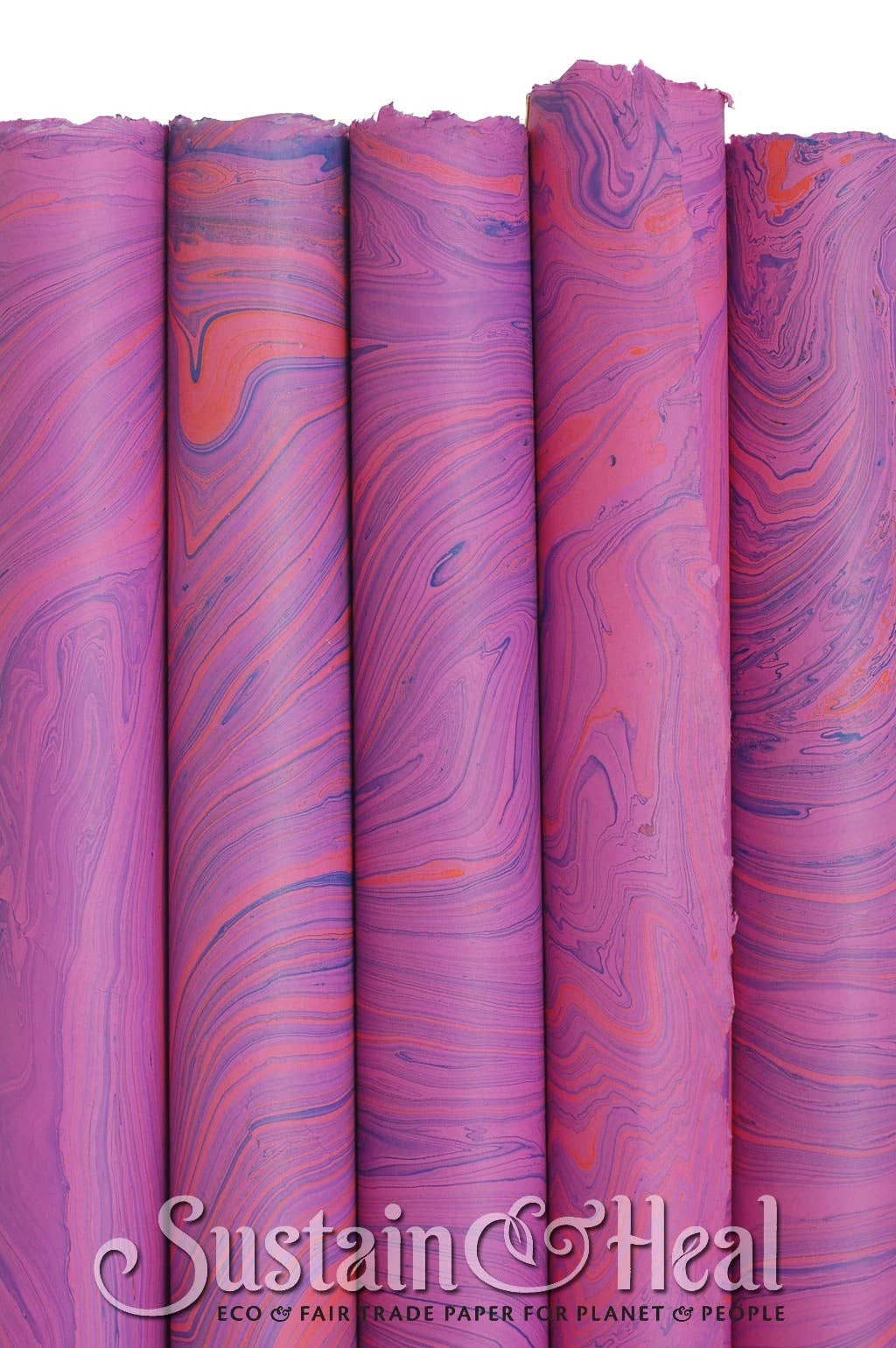 Fuschia Marble Sheet #144