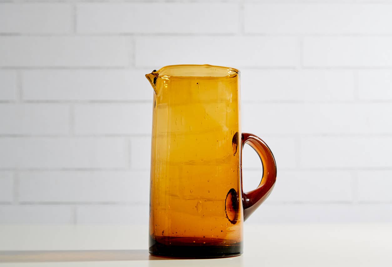 Moroccan Cone Jug | Amber