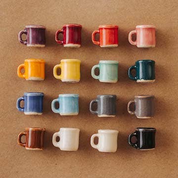 Ceramic Mini Mug Charm