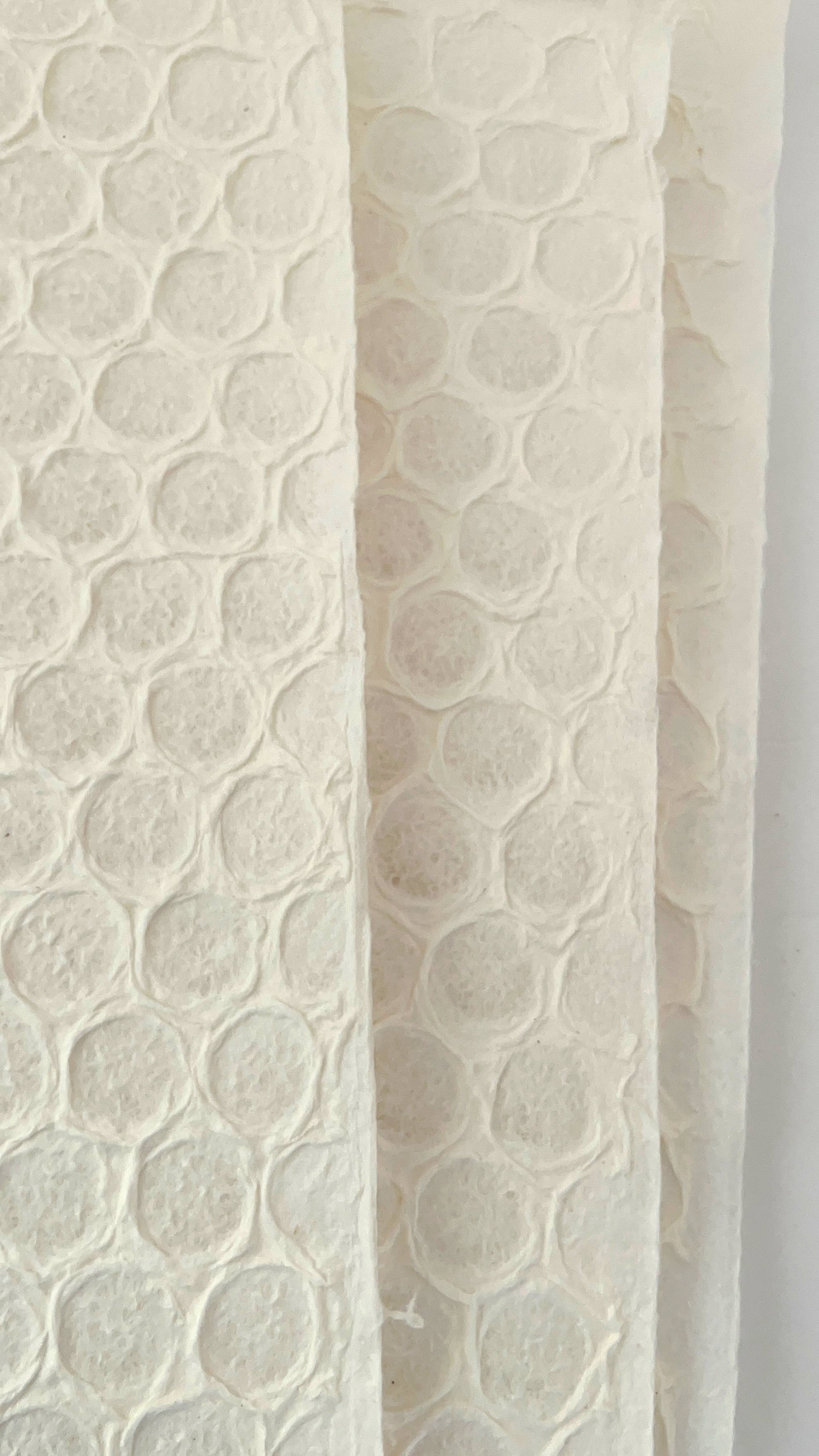 Mulberry Paper, Decorative Handmade Paper | moulded circles