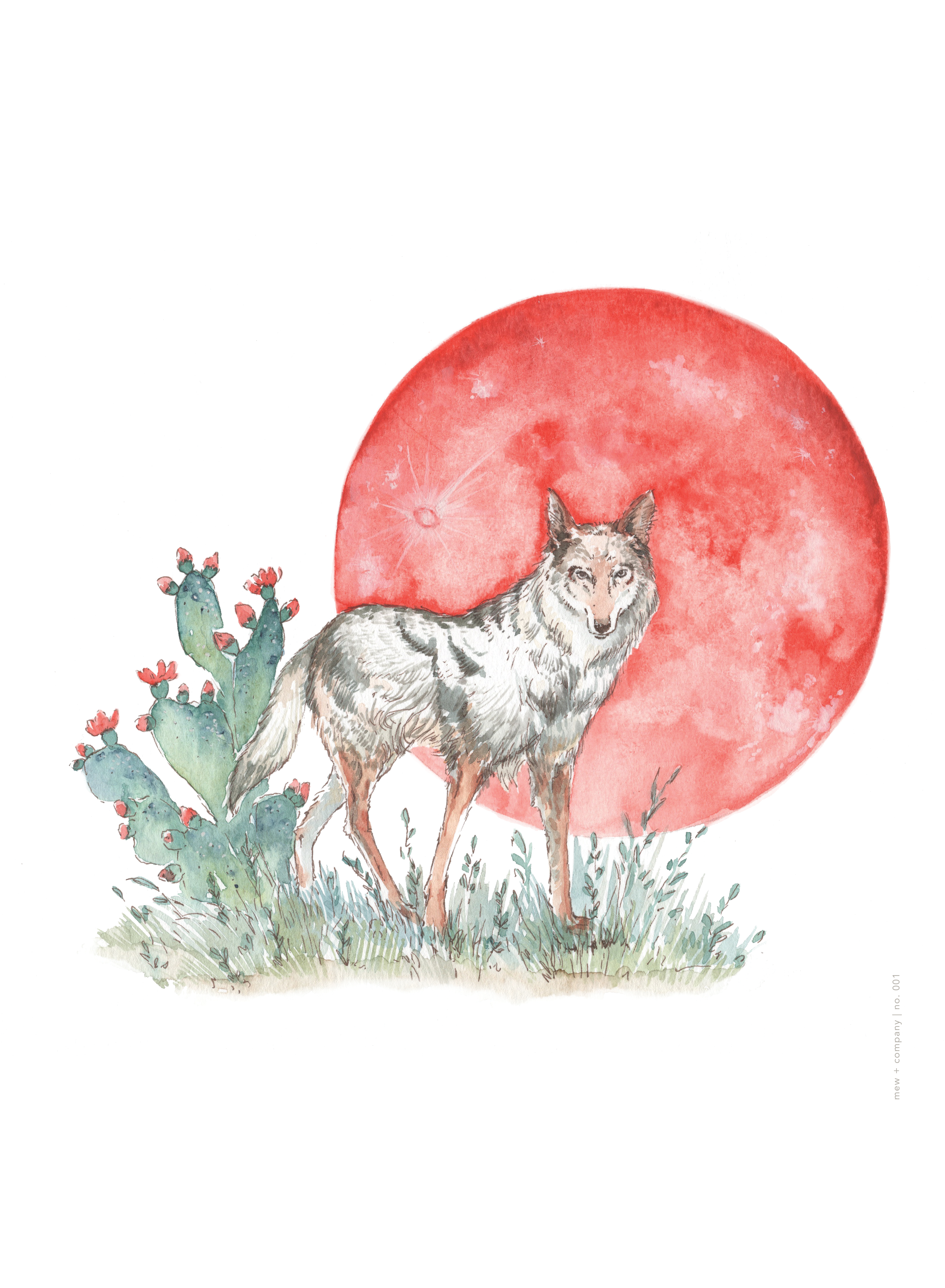 Art Print - Coyote No. 0010