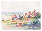 Art Print - Dona Ana Mountains No. 0510