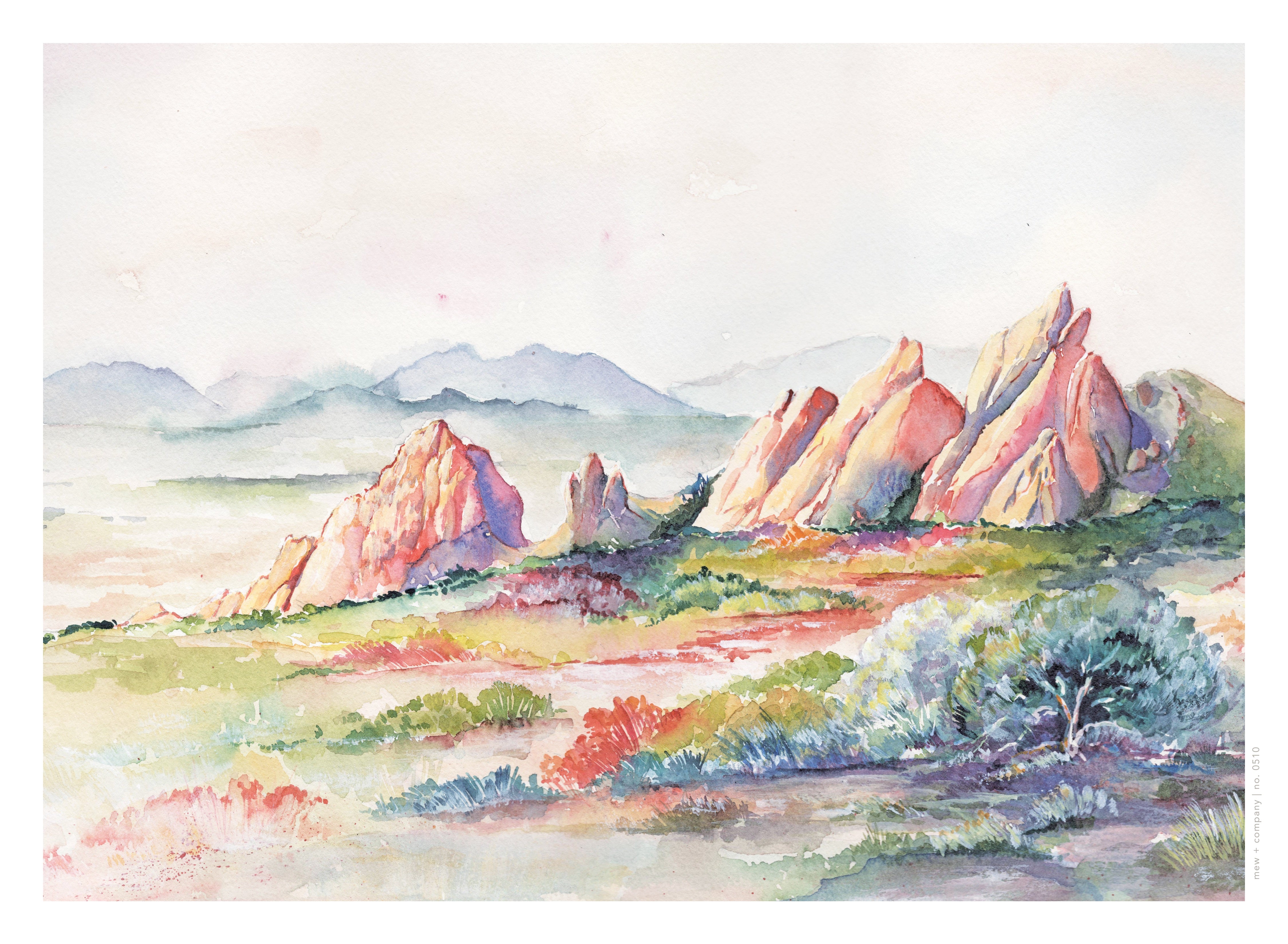 Art Print - Dona Ana Mountains No. 0510