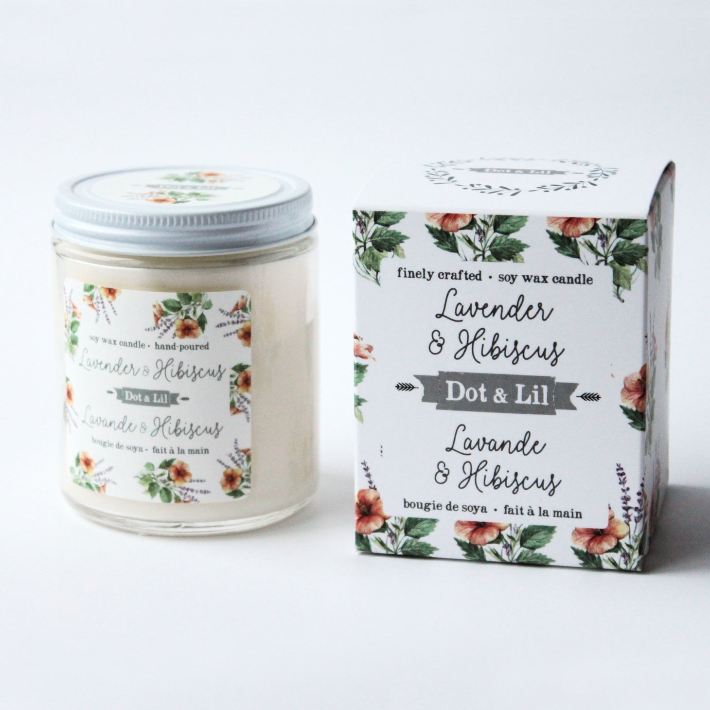 Lavender & Hibiscus Candle