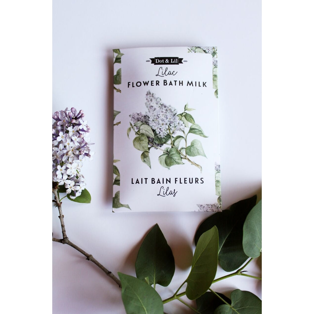 Lilac Flower Bath Milk Sachet