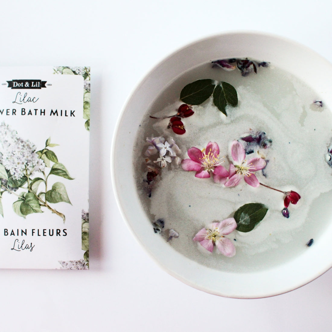 Lilac Flower Bath Milk Sachet
