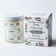 Peony & Olive Leaf Candle