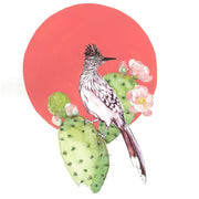 Art Print - Roadrunner and Prickly Pear No. 0410