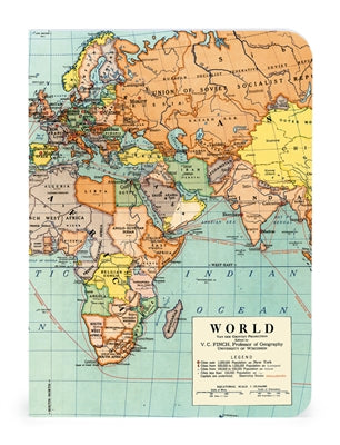 World Maps Mini Notebooks