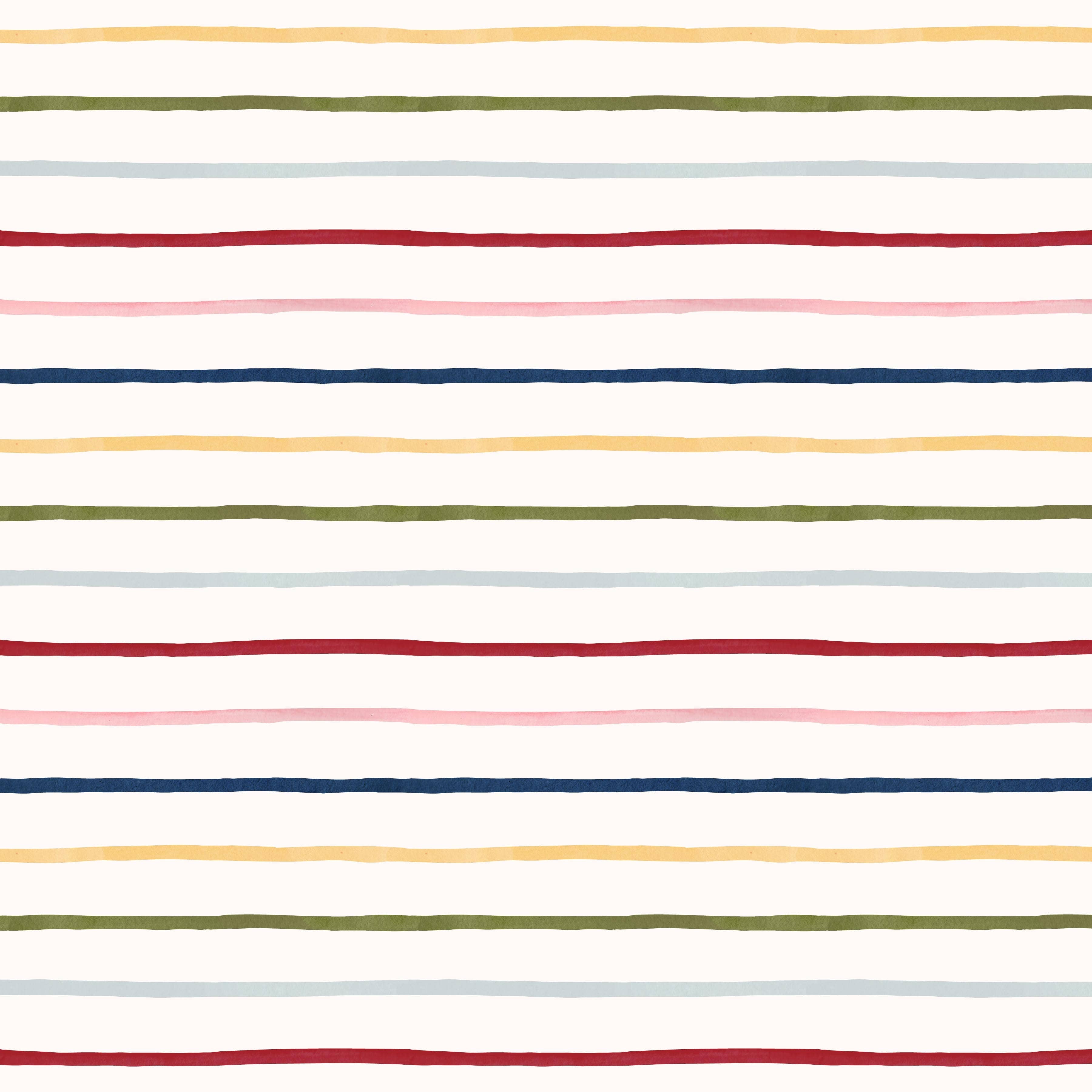 Jovial Stripe Holiday Wrapping Paper Sheets