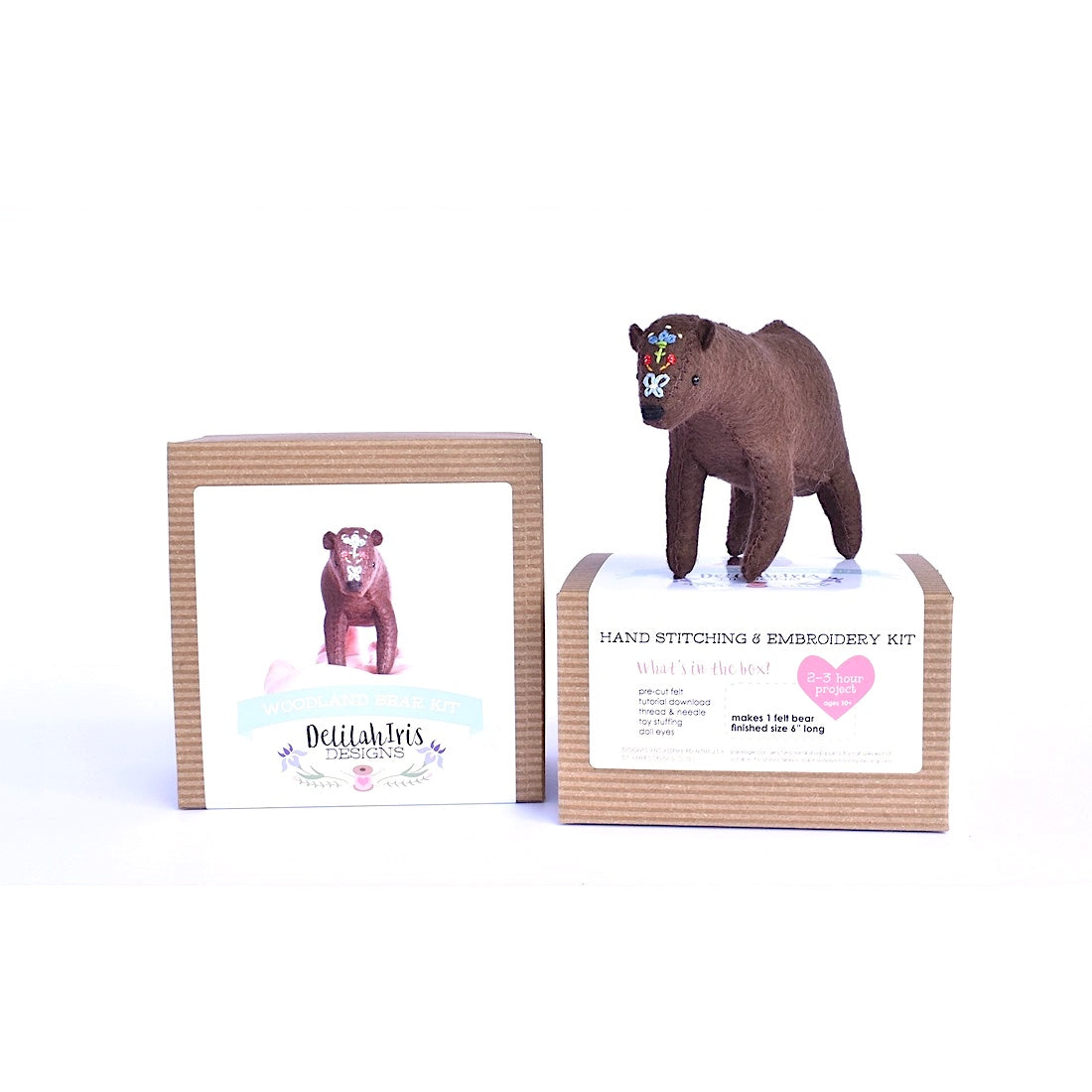 Woodland Bear Hand Sewing Kit