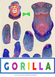 Cut and make Gorilla  puppet