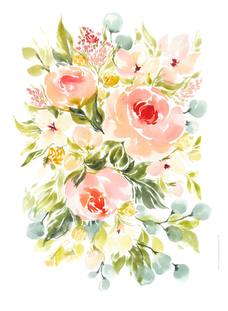 Art Print - Peach Blossoms No. 0031